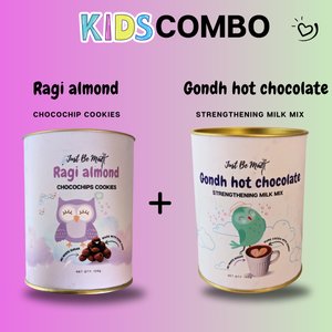 Kids Combo Offer -2 Ragi Almond Cookies + 1 Gondh Hot Chocolate