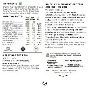 Babybump Cookies with Iron and Protein (Pack of 8)