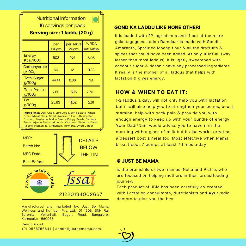 Monthly Lactation Laddu Combo - 2 Boxes