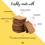 Load image into Gallery viewer, Bun-o-Mathri - Protein &amp; Fibre Rich Baked Mathri

